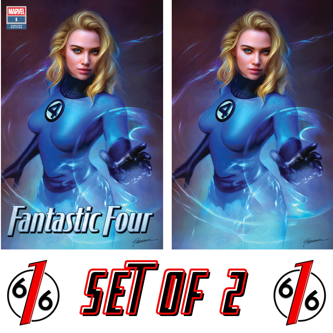 FANTASTIC FOUR #1 SHANNON MAER 616 COMICS Trade Dress & Virgin Variant Set LTD 1000