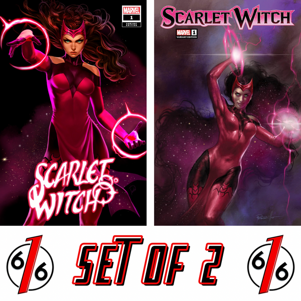 SCARLET WITCH #1 IVAN TALAVERA & LUCIO PARRILLO 616 Variant Set LTD 3000