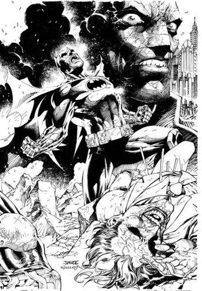 BATMAN #158 JIM LEE & SCOTT WILLIAMS INKS 1:608 Card Stock Ratio Variant SIGNED By Jeph Loeb Cvr Q