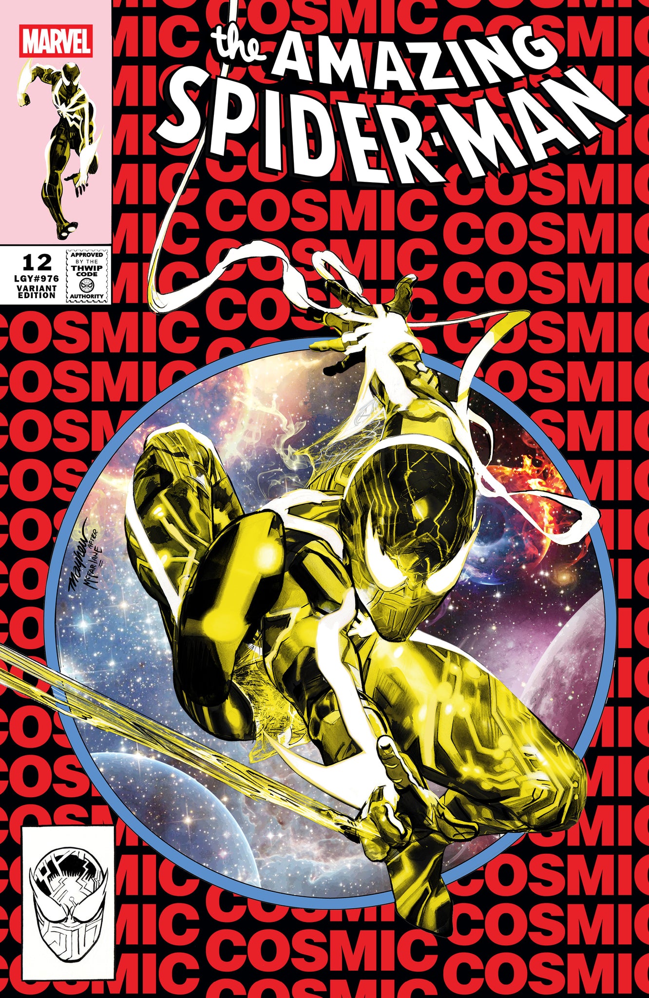 AMAZING SPIDER-MAN #12 MIKE MAYHEW 616 Cosmic Spidey Trade Dress Variant LTD 3000