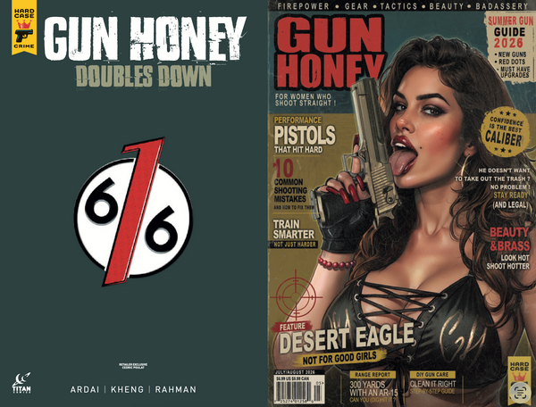 GUN HONEY DOUBLES DOWN #4 CEDRIC POULAT 616 COMICS Variant A LTD 500