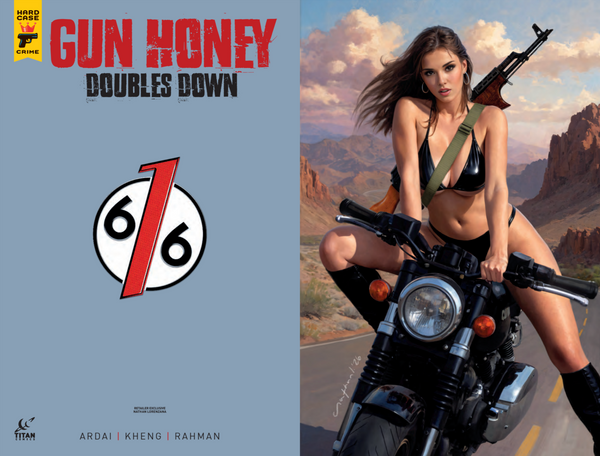 GUN HONEY DOUBLES DOWN #2 NATHAN LORENZANA 616 COMICS Trade Dress & Virgin Variant AB Set LTD 500