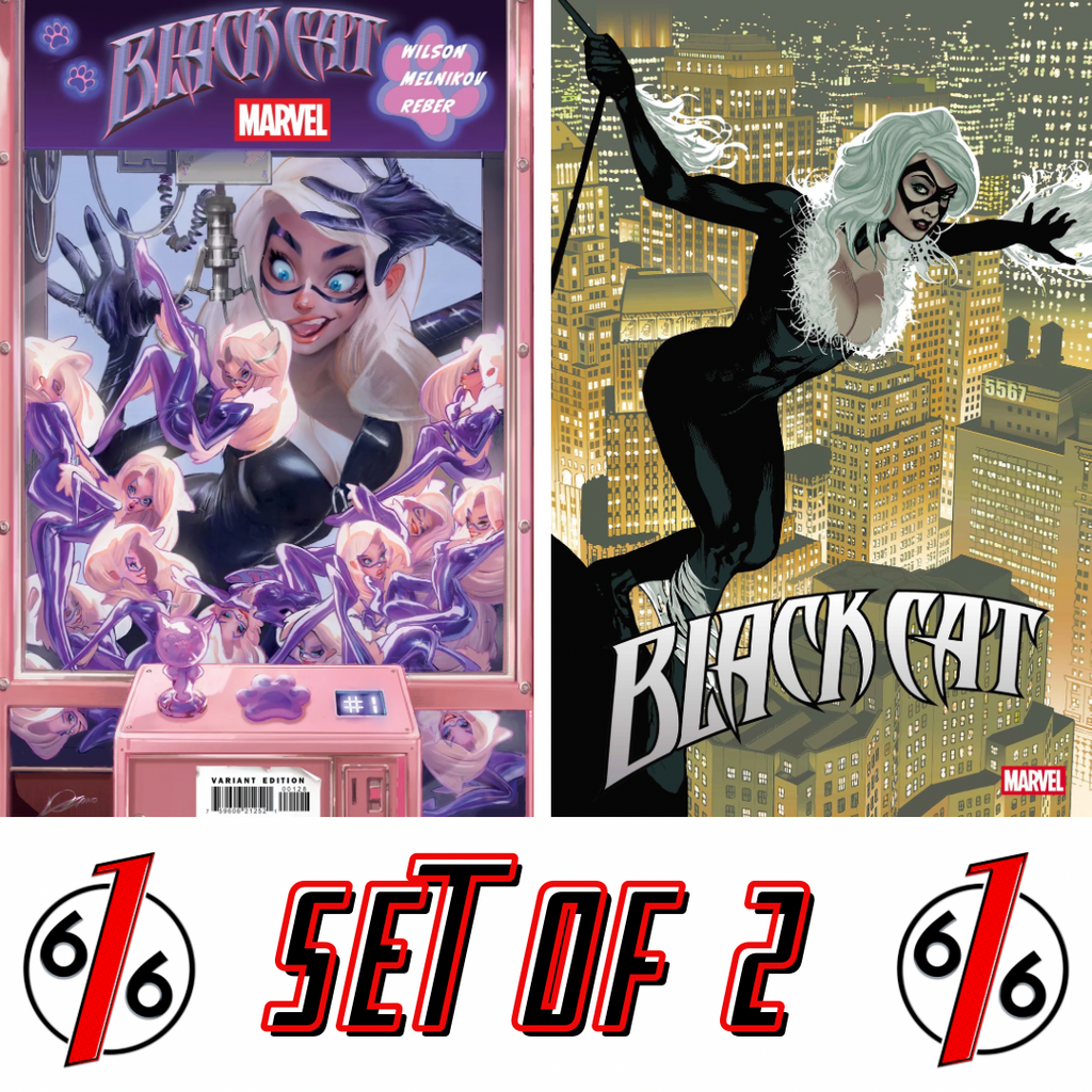 BLACK CAT #1 ALEXANDER LOZANO & ADAM HUGHES Variant Set LTD 3000 BLACK CAT #1 ALEXANDER LOZANO & ADAM HUGHES Variant Set LTD 3000