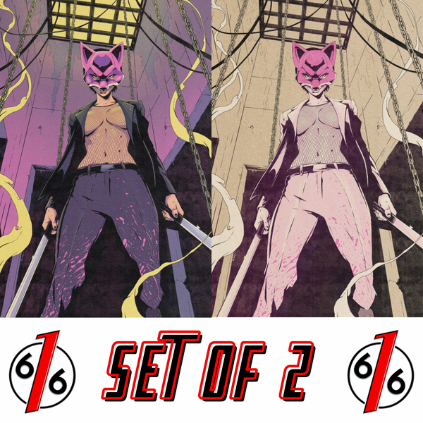 EXQUISITE CORPSES #10 FLOPS! 616 COMICS Virgin Card Stock Variant AB Set LTD 500