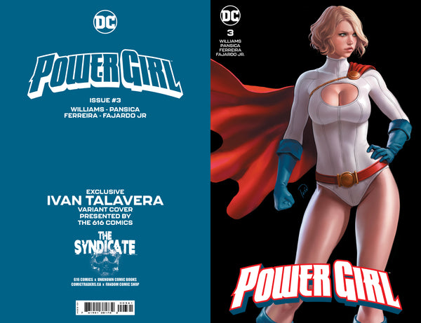 POWER GIRL #1 & 3 IVAN TALAVERA 616 Comics Trade Dress Variant Set