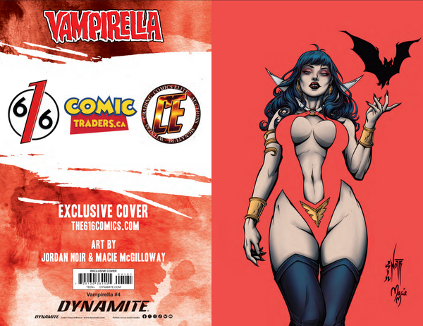 VAMPIRELLA #4 (2026) JORDAN NOIR 616 COMICS Virgin Negative Space Variant C LTD 200