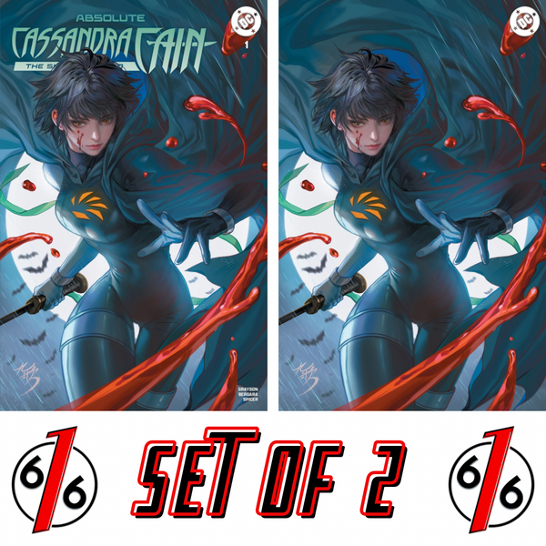 ABSOLUTE CASSANDRA CAIN #1 FAN YANG 616 COMICS Trade Dress & Virgin Variant AB Set LTD 1000