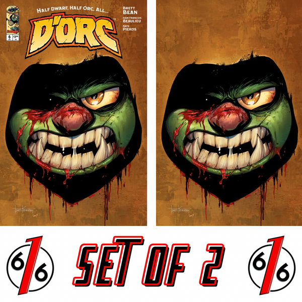 DORC #6 TYLER KIRKHAM 616 COMICS Trade Dress & Virgin Variant AB Set LTD 500