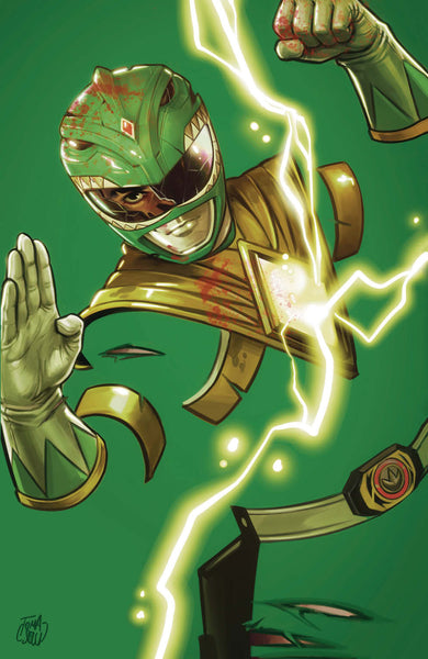 POWER RANGERS GREEN #1 FRANCESCO TOMASELLI 616 COMICS Trade Dress & Virgin GLOW IN DARK & FOIL & SPOT FOIL Variant ABCD Set LTD 300