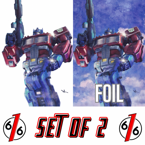 TRANSFORMERS #25 MARCO TURINI 616 COMICS Virgin & FOIL Variant Set LTD 750