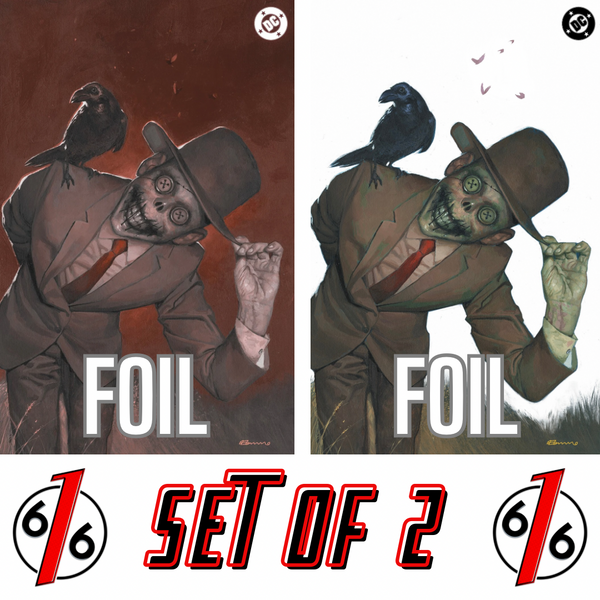 ABSOLUTE BATMAN #19 FABRIZIO DE TOMMASO 616 COMICS Virgin FOIL Variant CD Set LTD 1000