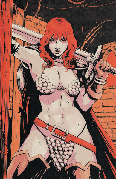 RED SONJA SHE DEVIL WITH A SWORD #1 FLOPS 616 COMICS Trade Dress & Virgin Variant ABC Set LTD 500