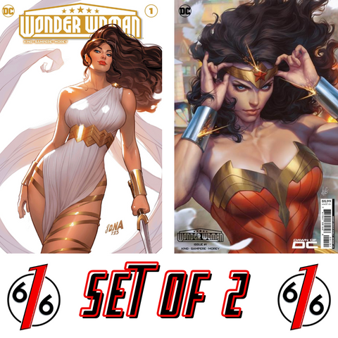 WONDER WOMAN #1 SET DAVID NAKAYAMA & ARTGERM Variant