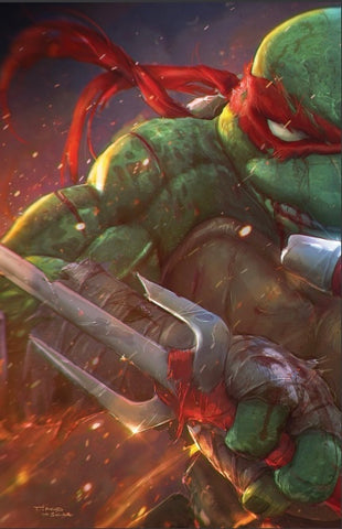 TEENAGE MUTANT NINJA TURTLES #10 TIAGO DA SILVA 616 Virgin Connecting Variant A LTD 750