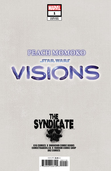 STAR WARS VISIONS PEACH MOMOKO 1 SUPERLOG & 1:25 Ratio & MOMOKO Variant