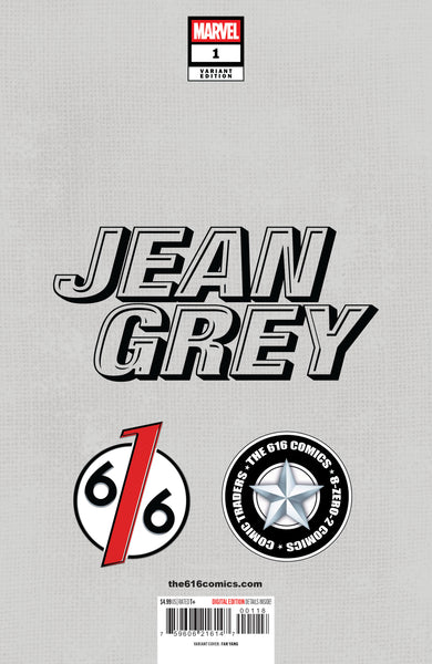 JEAN GREY #1 FAN YANG 616 COMICS Trade Dress Variant A LTD 3000