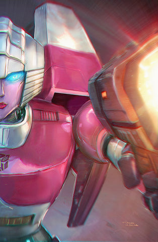 TRANSFORMERS #22 TIAGO DA SILVA 616 ARCEE Virgin Connecting Variant B LTD 750
