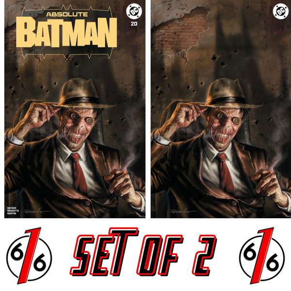 ABSOLUTE BATMAN #20 LUCIO PARRILLO 616 COMICS Trade Dress & Virgin Variant AB Set LTD 1000