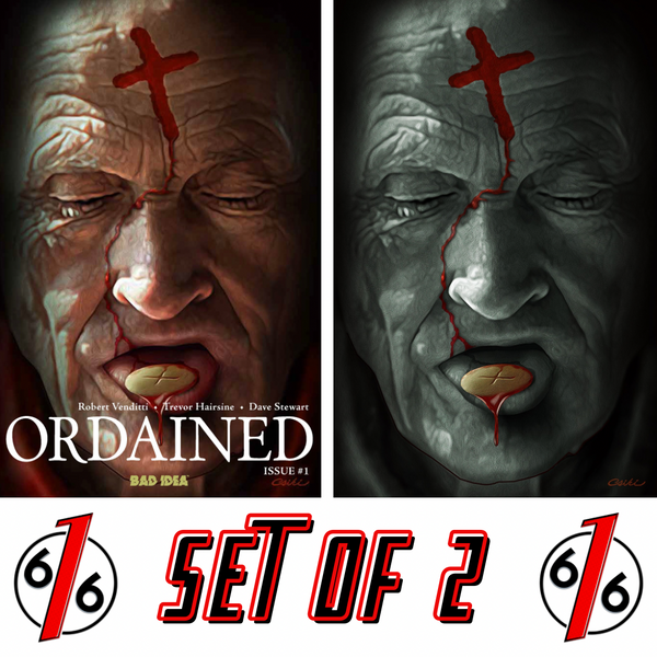 ORDAINED #1 ROB CSIKI 616 COMICS Trade Dress & Virgin Variant AB Set LTD 500