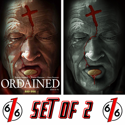 ORDAINED #1 ROB CSIKI 616 COMICS Trade Dress & Virgin Variant AB Set LTD 500