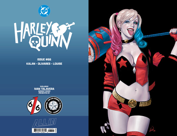 HARLEY QUINN #66 IVAN TALAVERA 616 COMICS Trade Dress & Virgin Variant AB Set LTD 1000