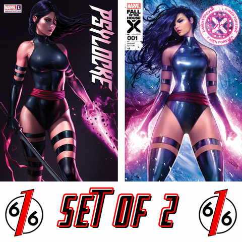 PSYLOCKE #1 IVAN TALAVERA & X-MEN FOREVER #1 SZERDY 616 Variant Set LTD 3000