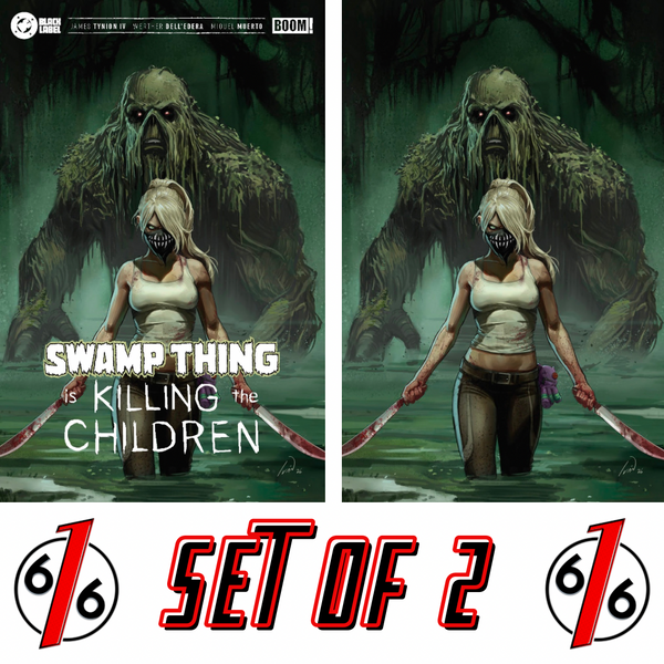 SWAMP THING IS KILLING THE CHILDREN #1 IVAN TALAVERA 616 COMICS Trade Dress & Virgin Variant AB Set LTD 750