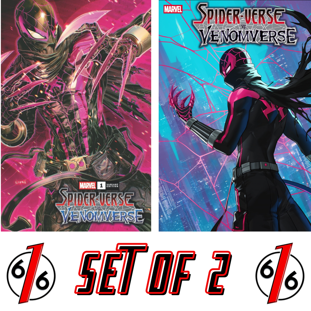 SPIDER-VERSE VS VENOMVERSE #1 JOHN GIANG 616 & LEIRIX Variant Set LTD 3000