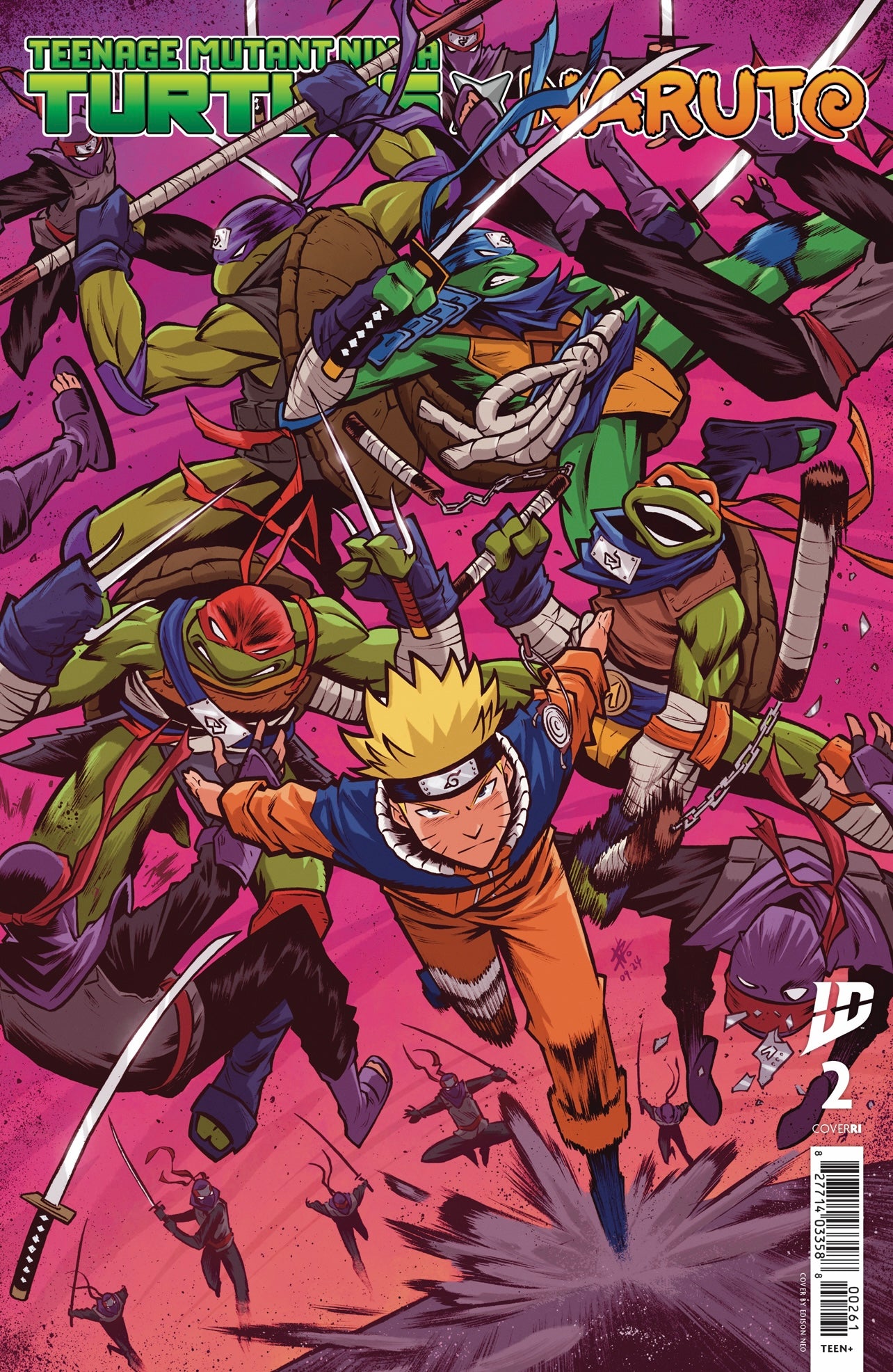 TEENAGE MUTANT NINJA TURTLES X NARUTO 2 EDISON NEO 1:50 Ratio Variant