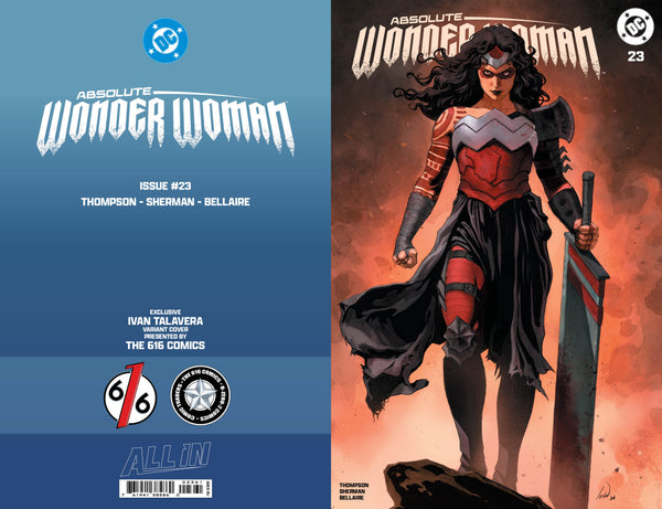 ABSOLUTE WONDER WOMAN #23 IVAN TALAVERA 616 COMICS Trade Dress Variant A LTD 3000