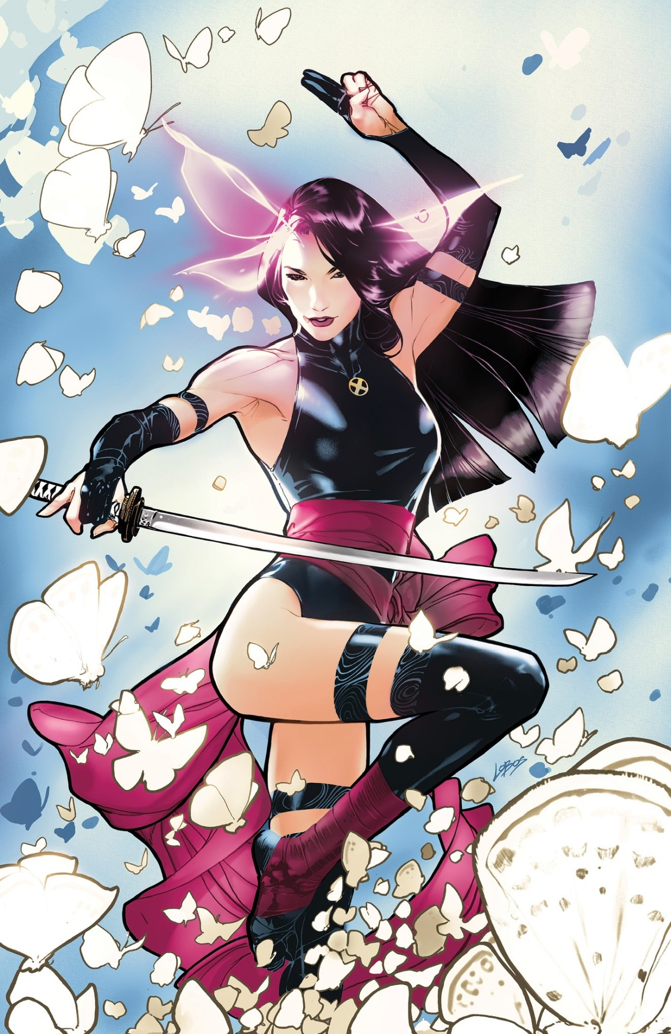 PSYLOCKE NINJA #1 PABLO LOBOS VILLALOBOS 1:100 Virgin Ratio Variant