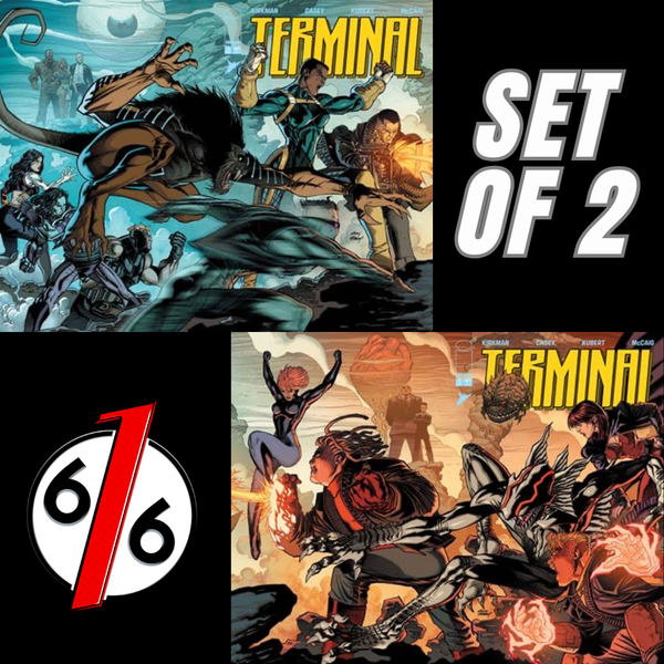 TERMINAL #1 ANDY KUBERT & DAVE MCCAIG  Connecting Wraparound Cvr A & B Set