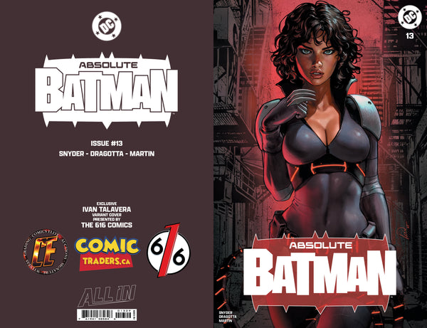ABSOLUTE BATMAN #13 IVAN TALAVERA 616 Comics Trade Dress Variant A LTD 3000