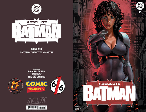 ABSOLUTE BATMAN #13 IVAN TALAVERA 616 Comics Trade Dress Variant A LTD 3000