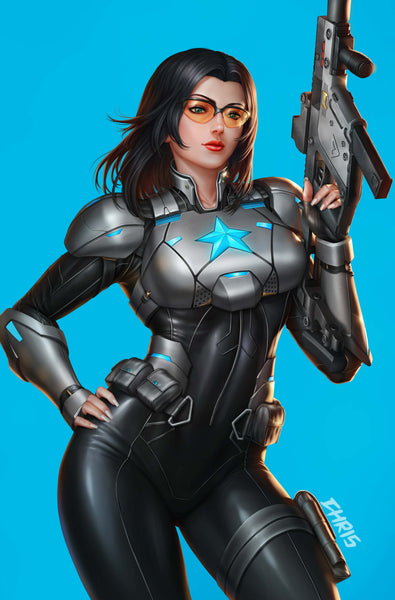GI JOE #22 CHRIS NG 616 COMICS Baroness Virgin FOIL Variant B LTD 750