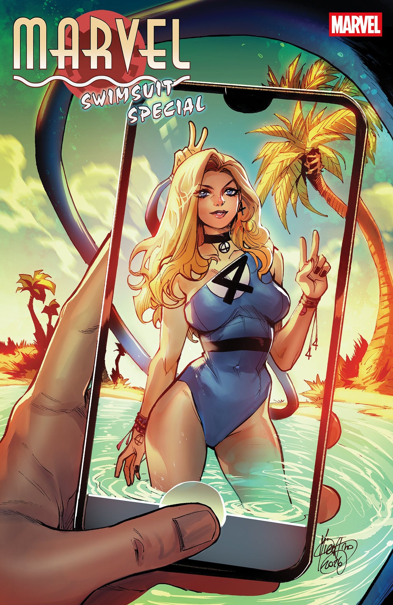 MARVEL SWIMSUIT SPECIAL BRAND NEW BEACH DAY #1 MIRKA ANDOLFO 1:50