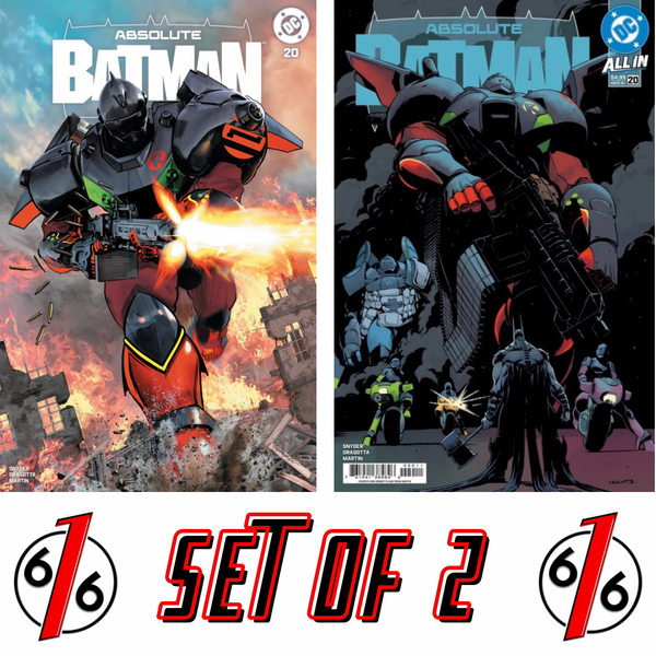 ABSOLUTE BATMAN #20 MIKE MAYHEW 616 Variant A & DRAGOTTA Cvr A Set LTD 3000
