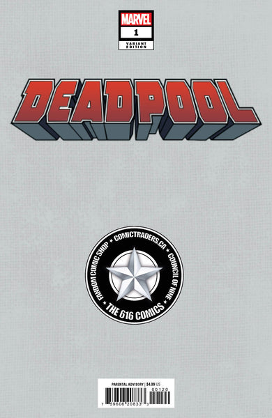 DEADPOOL #1 SET DERRICK CHEW 616 Comics & INHYUK LEE FOIL Variant LTD 3000