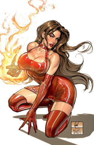 WITCHBLADE #14 CEDRIC POULAT 616 Michael Turner Virgin Homage Variant B LTD 500