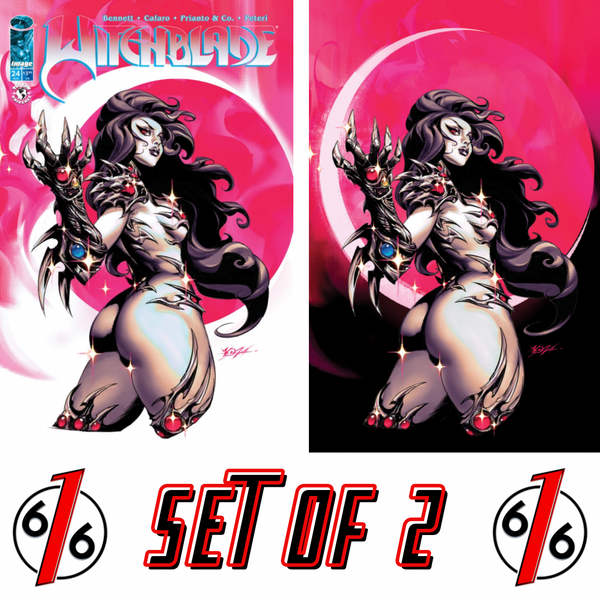 WITCHBLADE #24 YONA 616 COMICS Trade Dress & Virgin Variant AB Set LTD 500