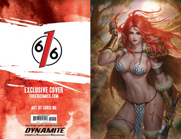 RED SONJA DEATH & THE DEVIL 1 EJIKURE & CHRIS NG 616 Virgin Variant Set LTD 500