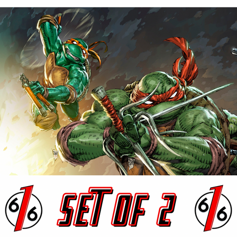 TEENAGE MUTANT NINJA TURTLES #8-9 PHILIP TAN 616 Virgin Variant Set LTD 600