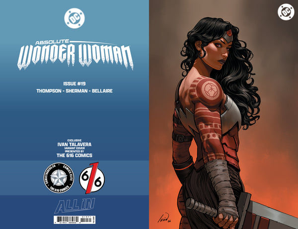 ABSOLUTE WONDER WOMAN #19 IVAN TALAVERA 616 COMICS Variant ABCD Set LTD 1000