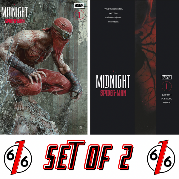 MIDNIGHT SPIDER-MAN #1 BJORN BARENDS 616 Variant & STEVE BEACH Cvr A Set LTD 3000