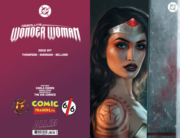 ABSOLUTE WONDER WOMAN #17 CARLA COHEN 616 COMICS Virgin FOIL Variant C LTD 1000