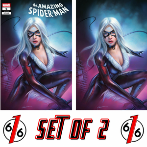 AMAZING SPIDER-MAN #6 SHANNON MAER 616 Trade Dress & Virgin Variant Set LTD 1000