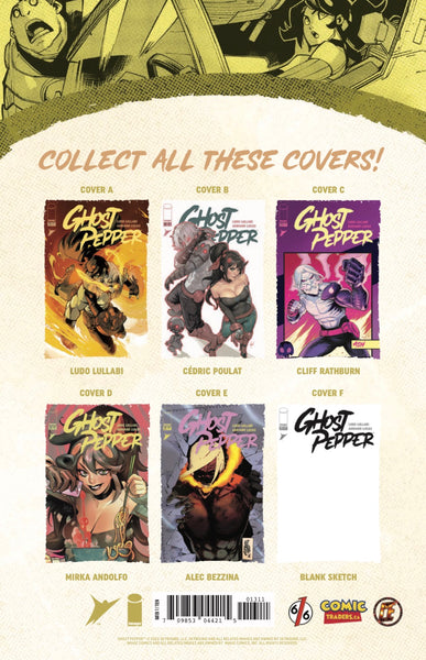 GHOST PEPPER #13 CEDRIC POULAT 616 COMICS Exclusive Virgin Foil Variant LTD 1000