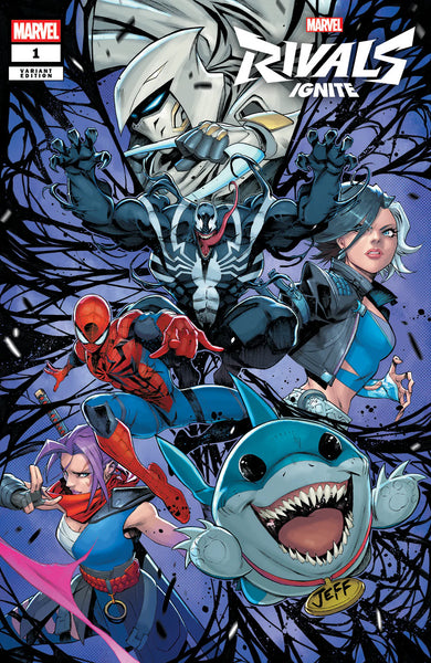 MARVEL RIVALS IGNITE #1 IBAN COELLO Trade Dress & Virgin Variant Set LTD 1000