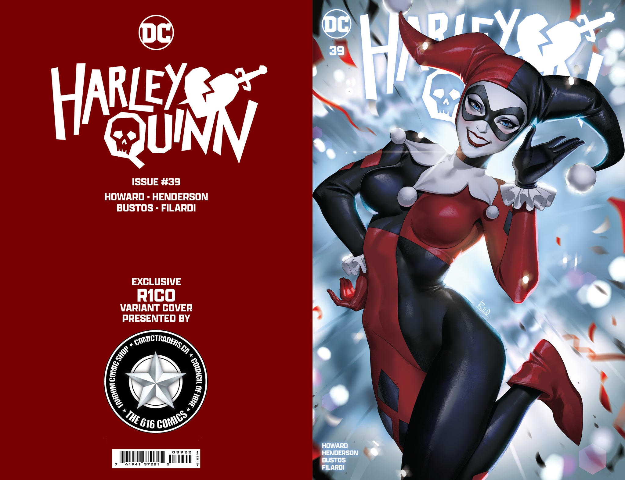 コレクション Harley Quinn HARLEY QUINN #39 R1C0 616 Trade & Minimal Dress Variant AB Set LTD