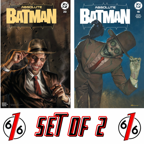 ABSOLUTE BATMAN #19 & 20 LUCIO PARRILLO & FABRIZIO DE TOMMASO 616 Trade Dress Variant Set LTD 3000